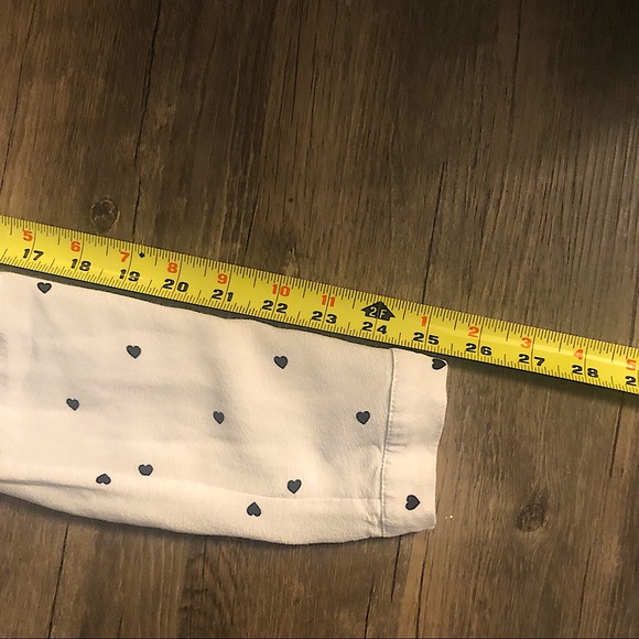 Rails heart print button down cropped blouse size L - Picture 11 of 13